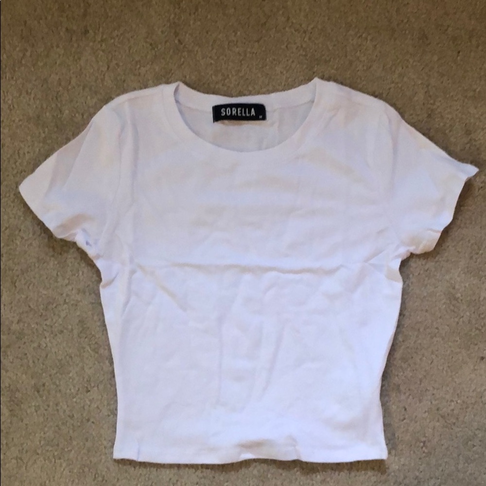 Basic White Crop Top